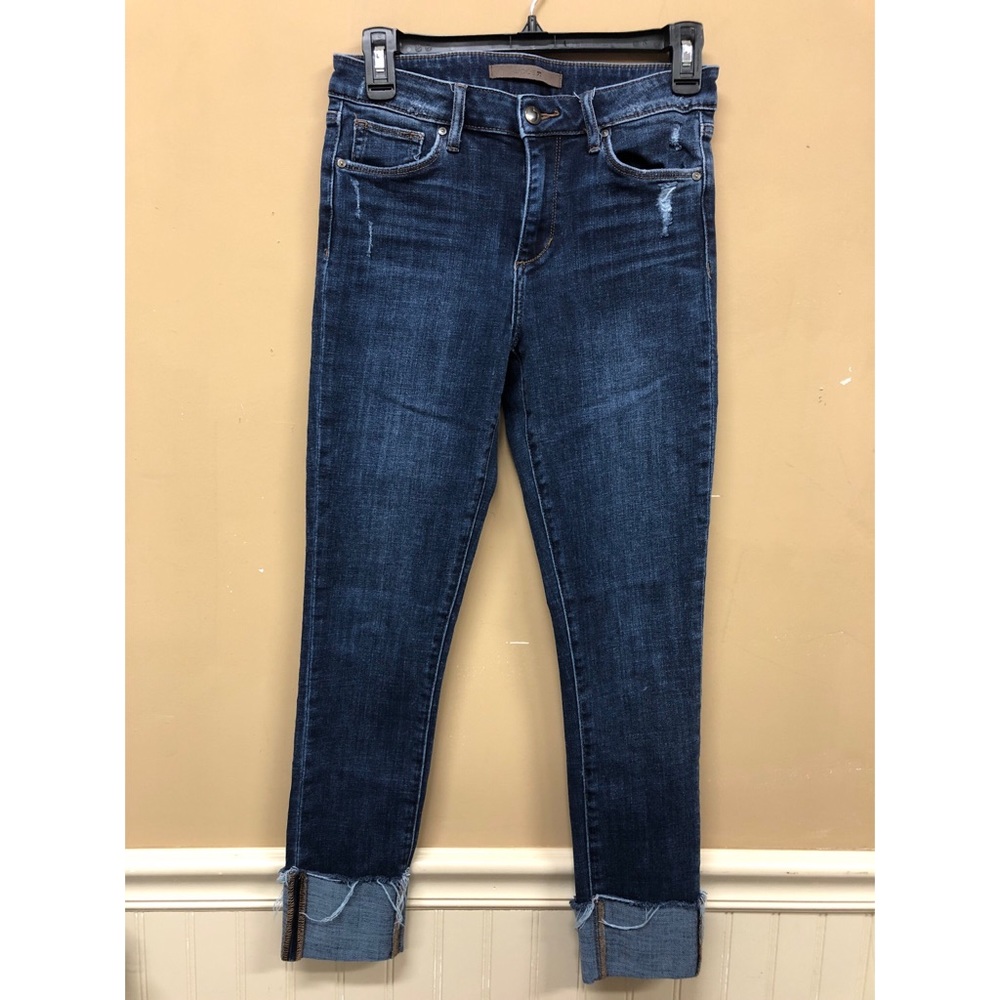Joe's Jeans Sybil Cuff Crop Mid Rise Cuffed Jeans